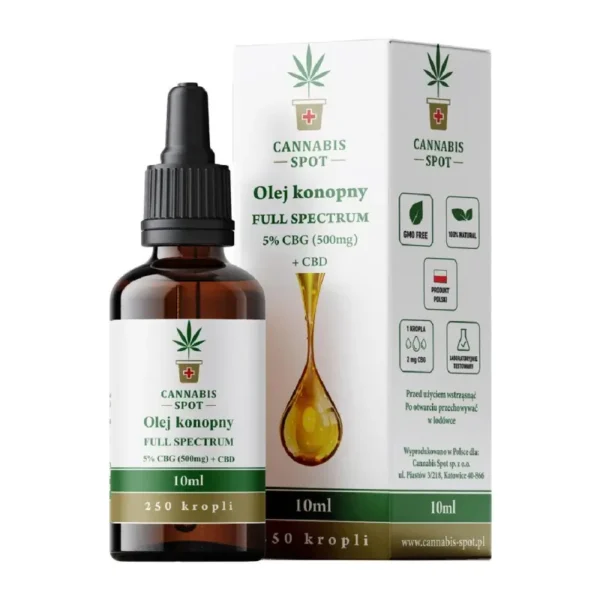 Olejek CBG 5% + CBD Full Spectrum Cannabis Spot